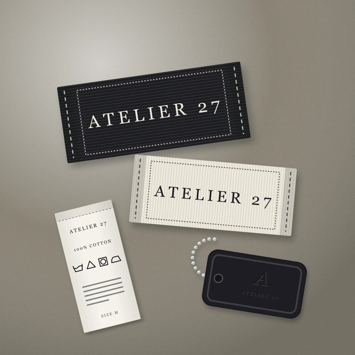 Atelier 27: Woven Label • Care Label • Tag