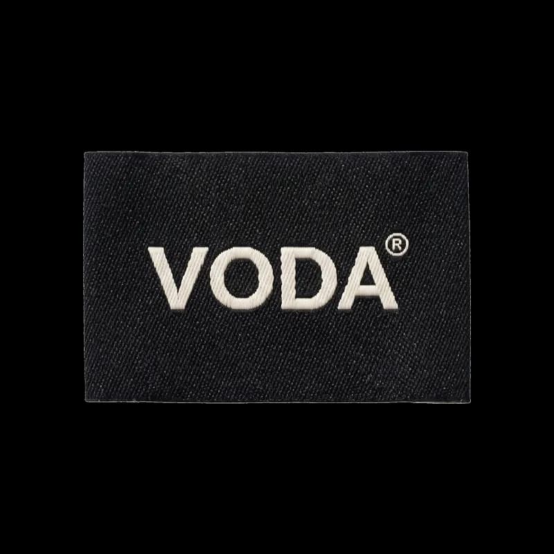 Woven garment label