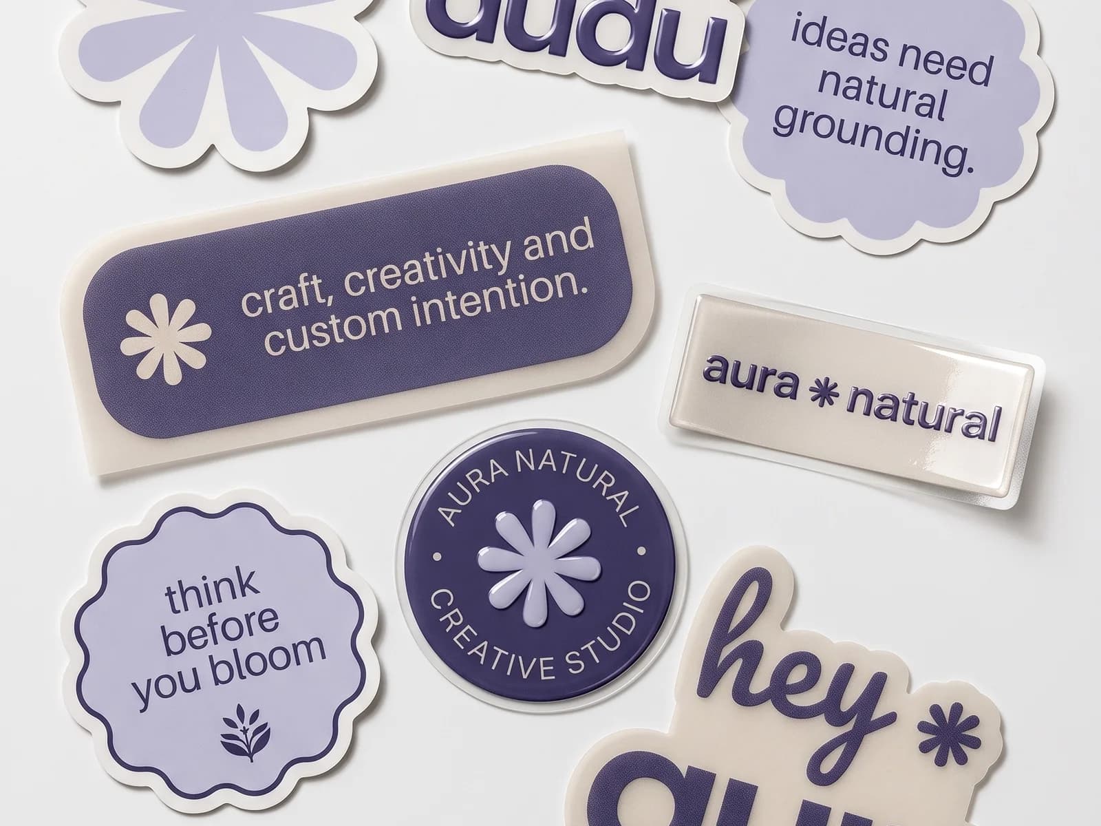 Stickers, studio view