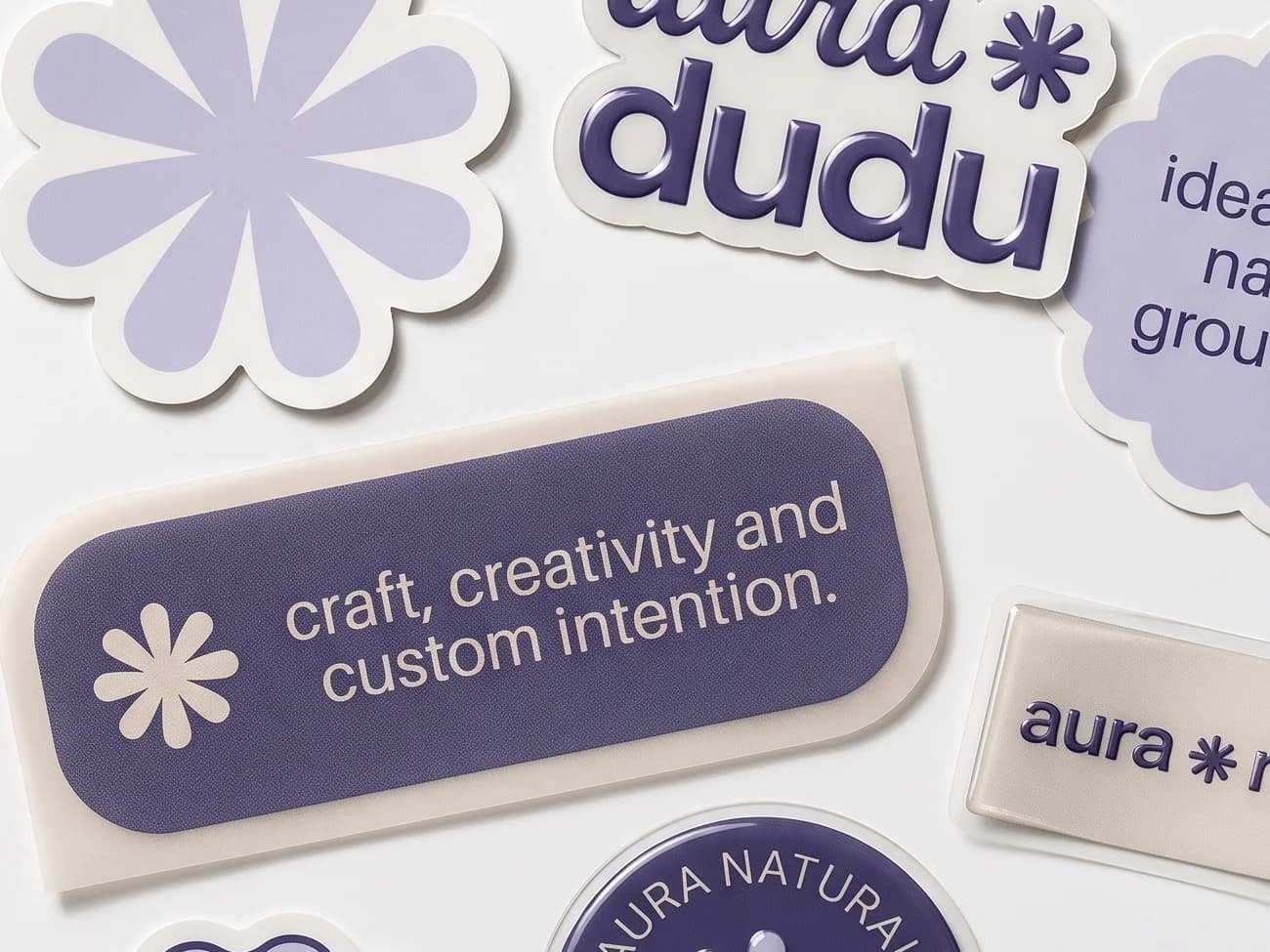 Stickers, detail view