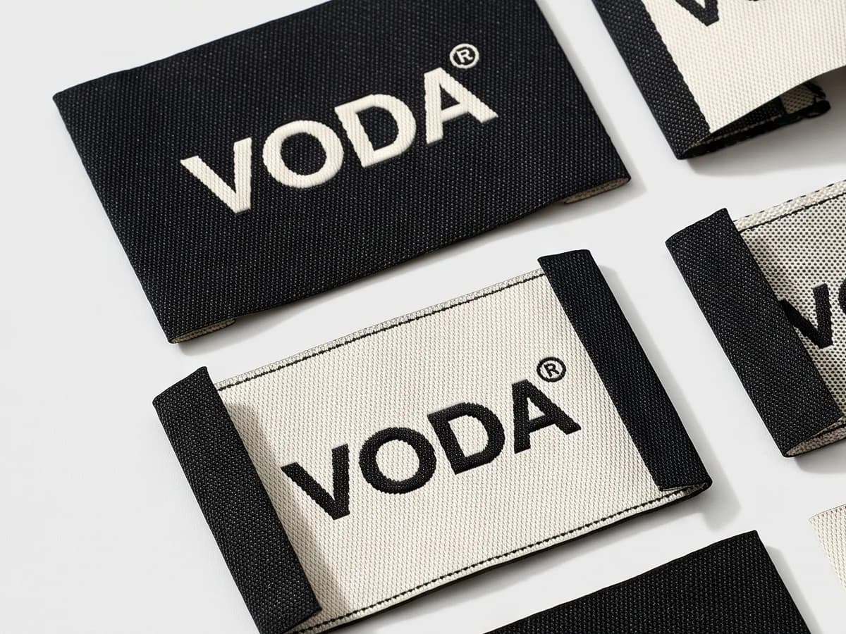 Woven Labels, detail view